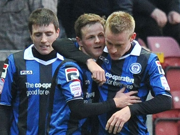 Celebrations for Rochdale at Bradford