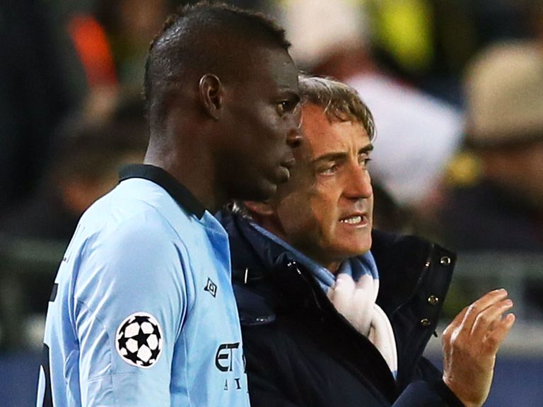 Mario Balotelli: Offered support to Roberto Mancini