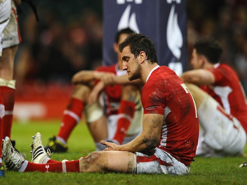 Sam Warburton is devastated after the defeat