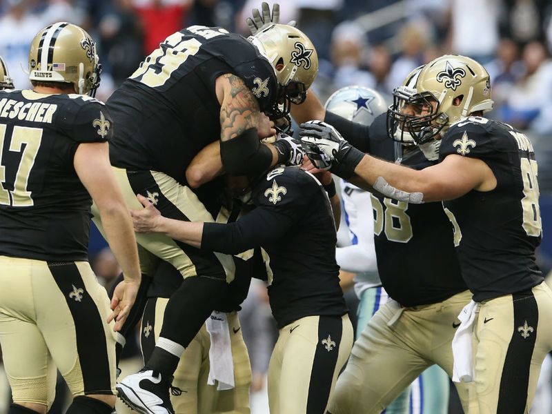 ...But Dallas' play-off hopes took a hit after an overtime defeat to the Saints