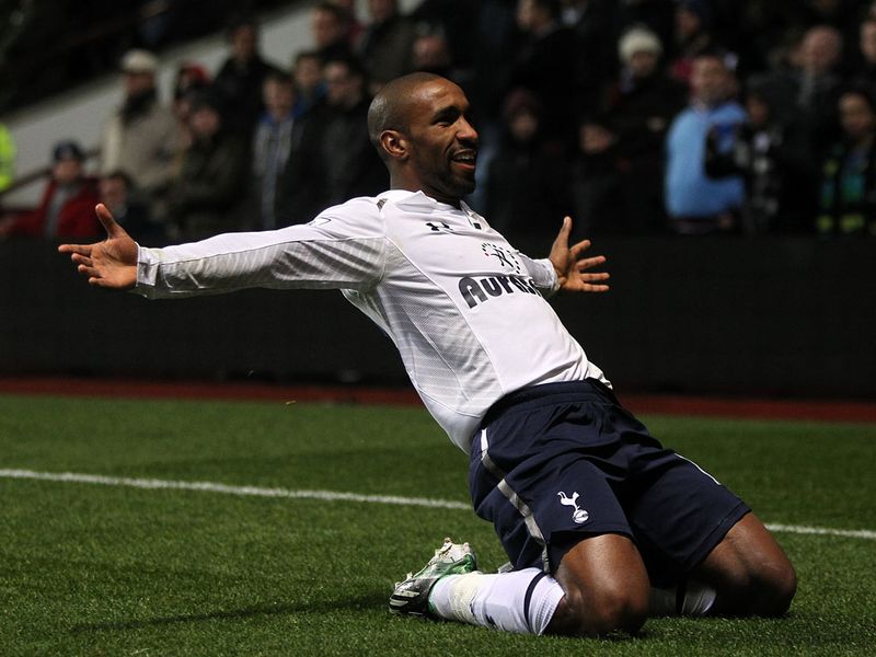 Jermain Defoe puts Tottenham 1-0 up at Aston Villa in one of the evening kick-offs