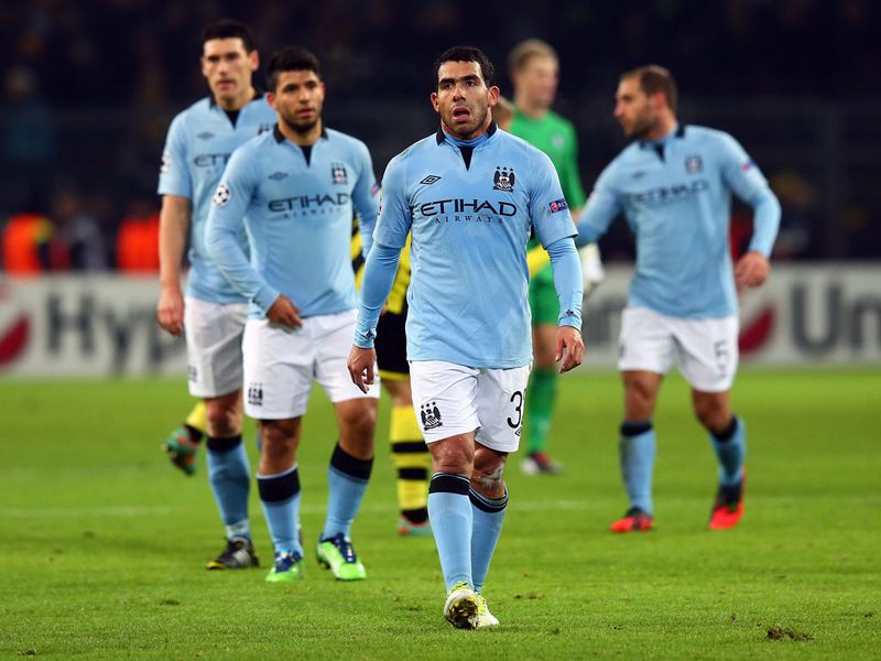 But Man City still finished bottom of the group after defeat at Dortmund