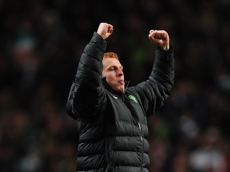 Neil Lennon celebrated a famous night at Parkhead as Celtic's victory was enough to progress