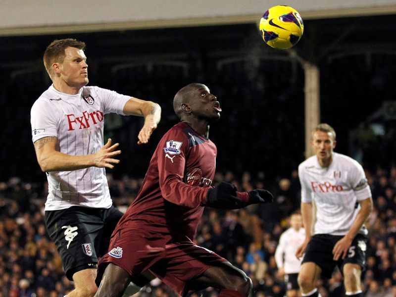 With Demba Ba leading the line, the Magpies picked up as the half wore on, but they went in behind at the break.