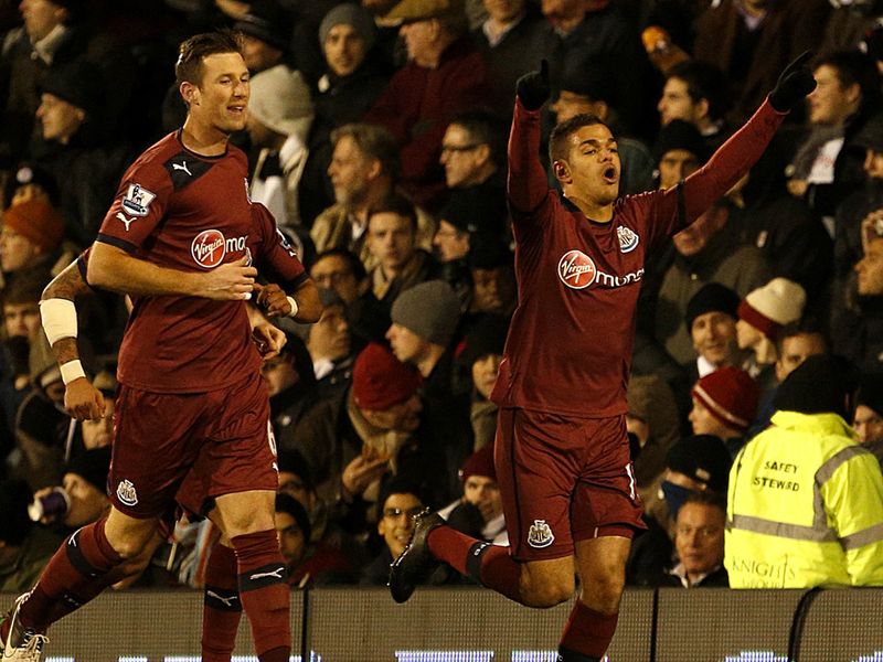 Newcastle responded when Hatem Ben Arfa's stunning drive looped over Mark Schwarzer to draw the Magpies level.