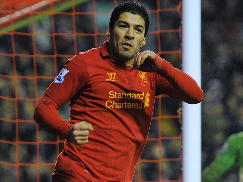 Luis Suarez puts the icing on the cake as he produces a late strike to confim a 4-0 win for the Reds.