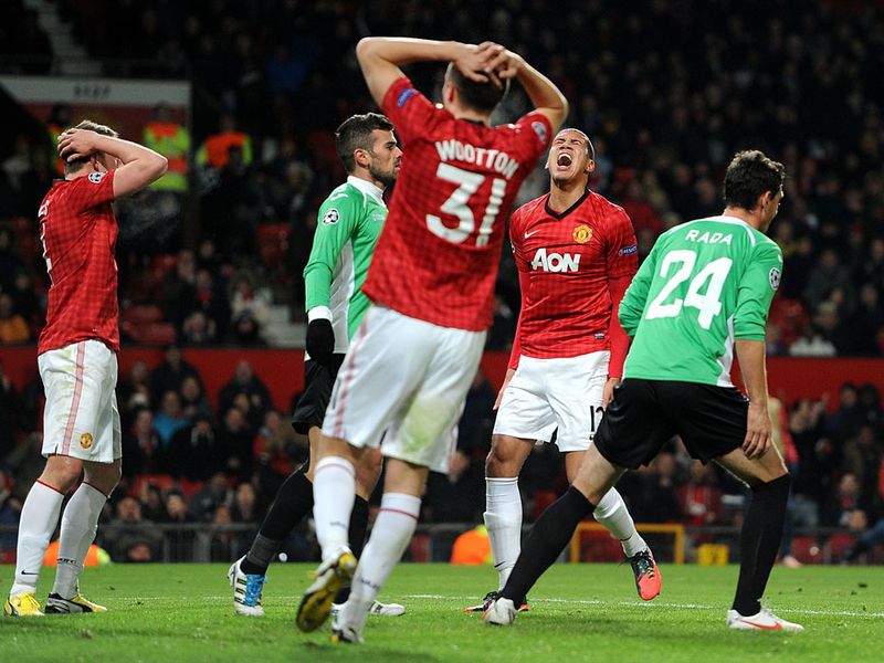 Meanwhile at Old Trafford, Manchester United were struggling to break down Cluj