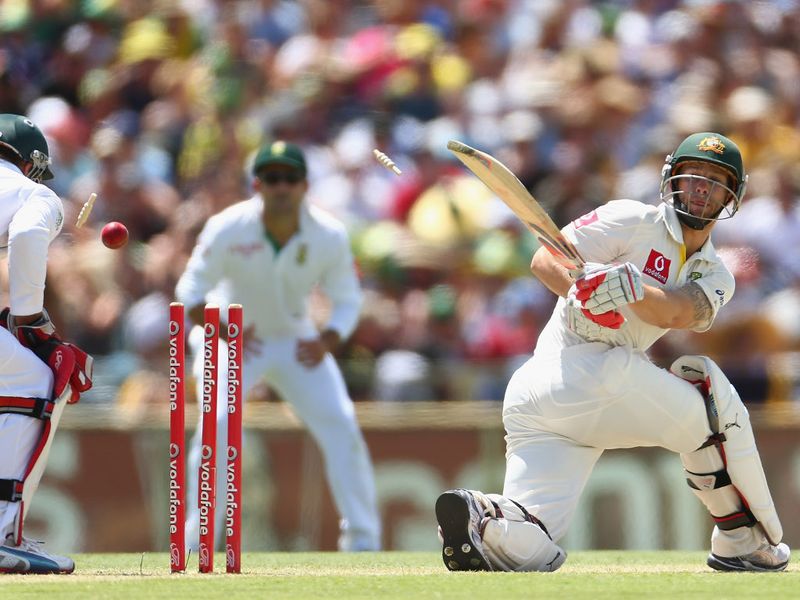Wade was bowled by Robin Peterson after lunch, having scored 68.