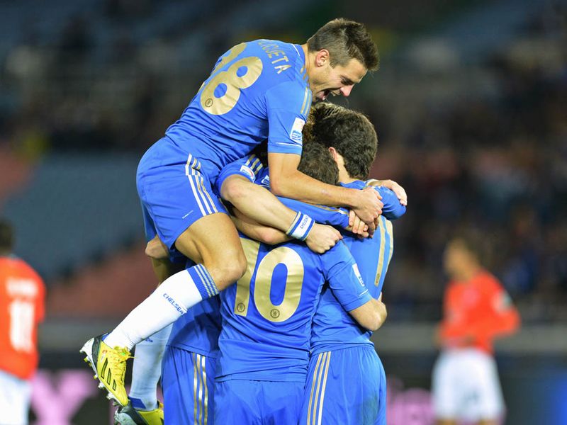 Straight after the break the Blues double their tally. Mata picks out Fernando Torres and his deflected shot wrong-foots Orozco in the Monterrey goal.