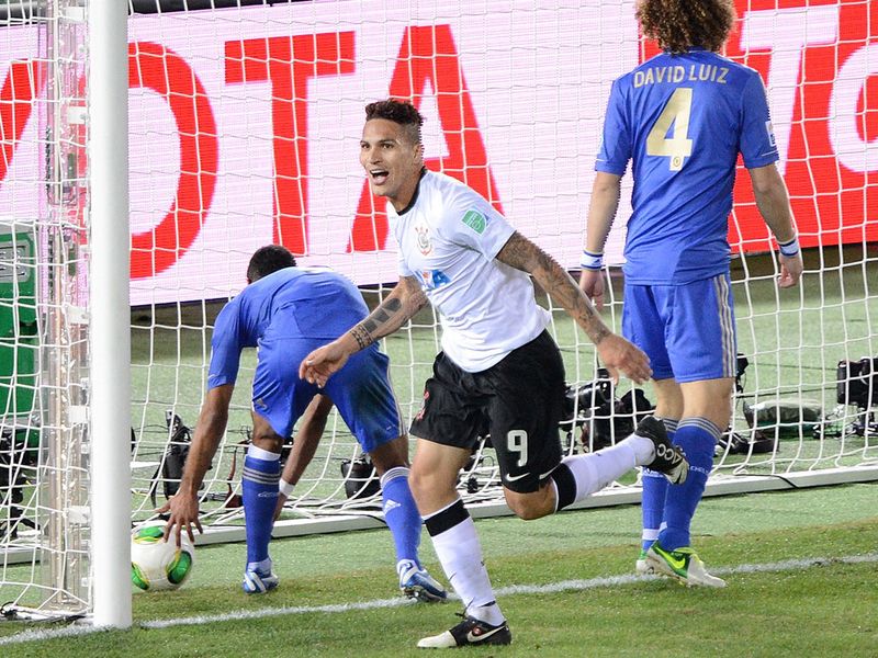 Guerrero was all smiles as he celebrated the only goal of the game in Japan