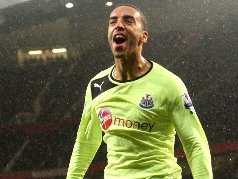 James Perch celebrates his fifth-minute opener for Newcastle