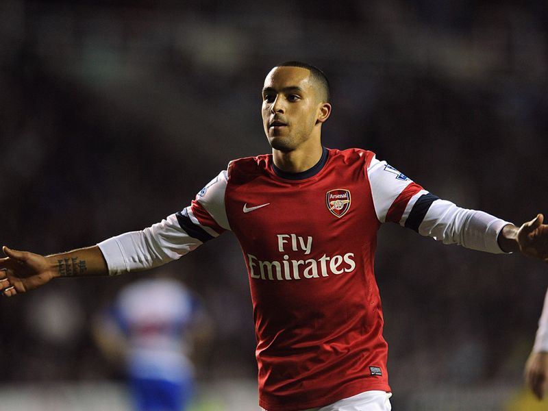 But Theo Walcott seals the victory by netting Arsenal's fifth