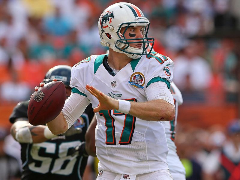 Ryan Tannehill threw two touchdown passes as Miami secured a 24-3 win over the lowly Jacksonville Jaguars