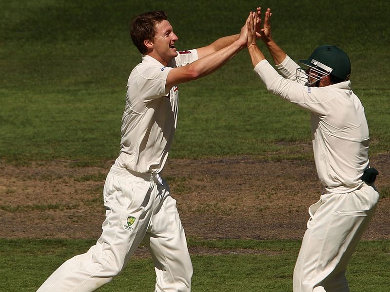 Bird struck in his second over.