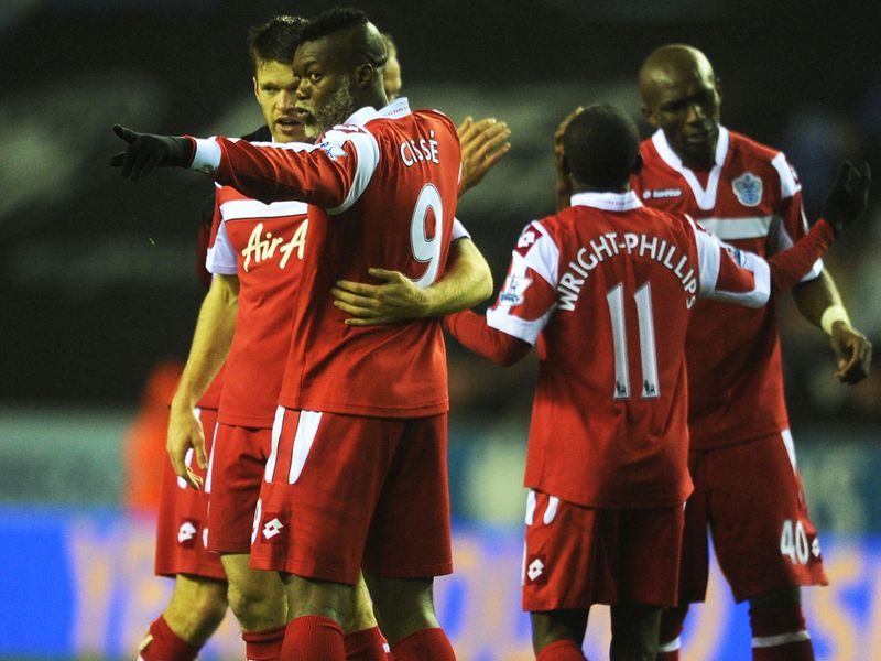 On 71 minutes QPR take lead when substitute Djibril Cisse gets onto the end of a square ball from Shaun Wright-Phillips and the Frenchman steers home.