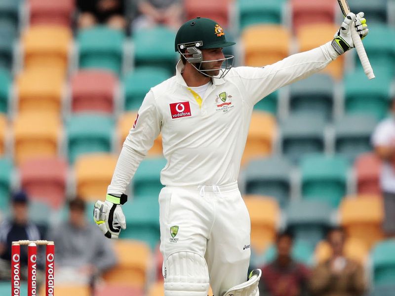 Phil Hughes marked his return to the XI with a fine half-ton.
