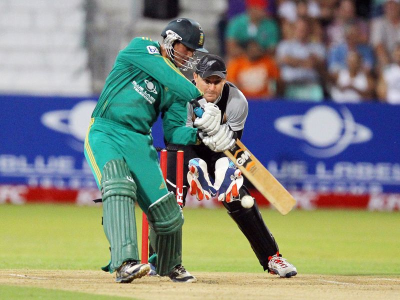 Quinton de Kock struck an unbeaten 28 on debut.