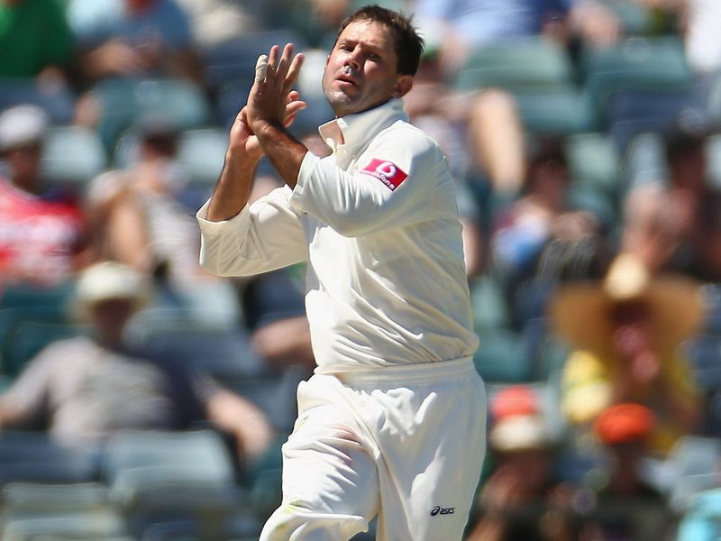 Ricky Ponting bowled his last over in Test cricket.