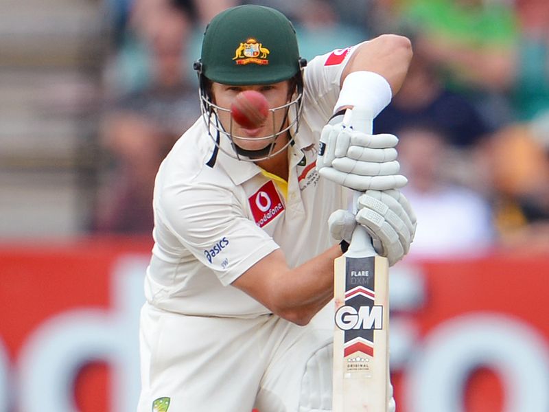 Shane Watson was comfortable in the middle order.