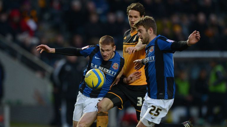 Action from the fourth round all-Championship clash