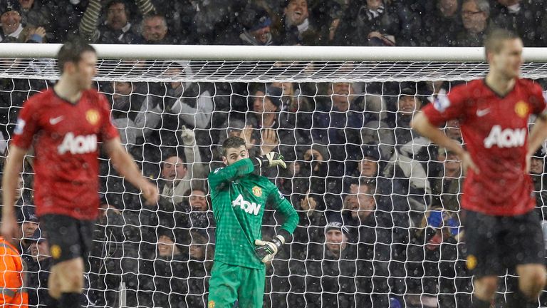 David de Gea: Beaten by Tottenham's Clint Dempsey in stoppage-time on Sunday