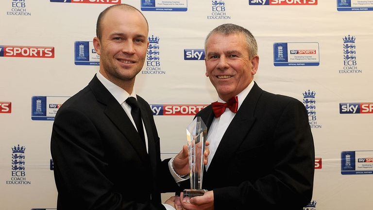 Wagner receives his award