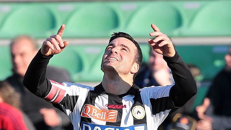 Antonio Di Natale: Scored only goal as Udinese beat Lazio