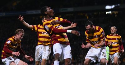 Bradford: Defending a 3-1 lead at Villa Park