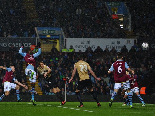 James Hanson scores Bradford's equaliser on the night