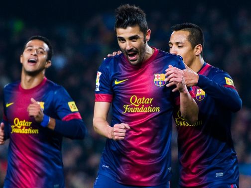 David Villa: Hospitalised with kidney stones