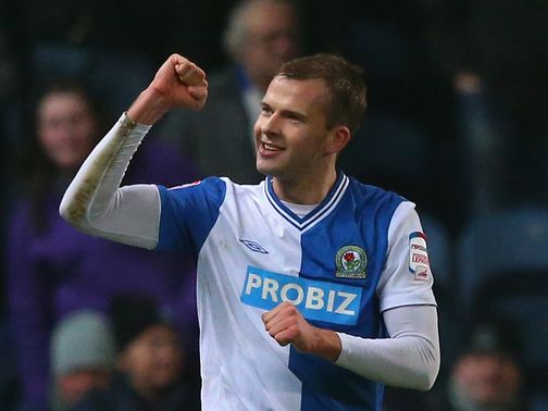 Jordan Rhodes: Scored in each half for Rovers