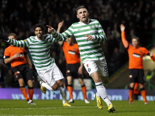 Hooper scored twice in dominant Celtic win