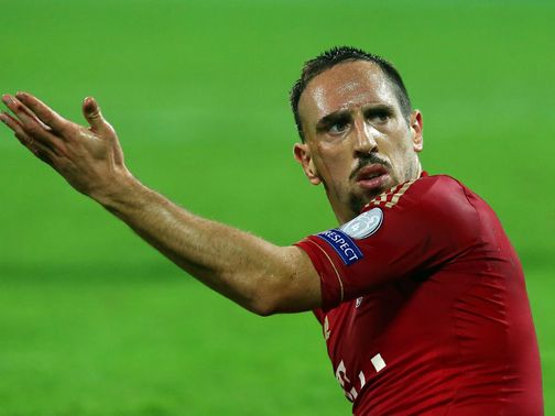 Franck Ribery: Sidelined with ankle injury