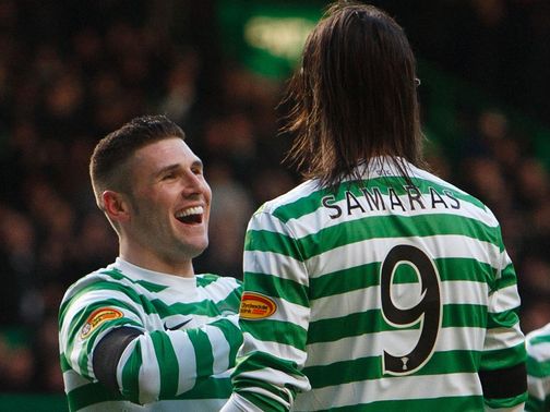 Gary Hooper: Scored two goals for Celtic