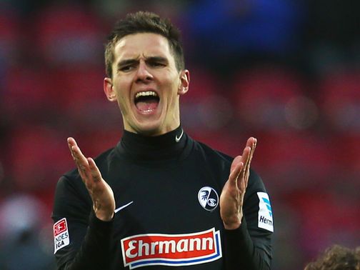 Johannes Flum reacts during the goalless draw