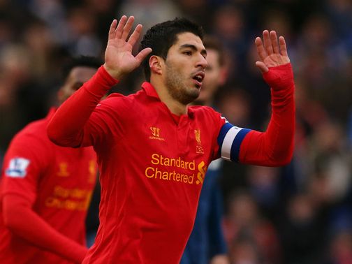 Luis Suarez: Very happy at Anfield