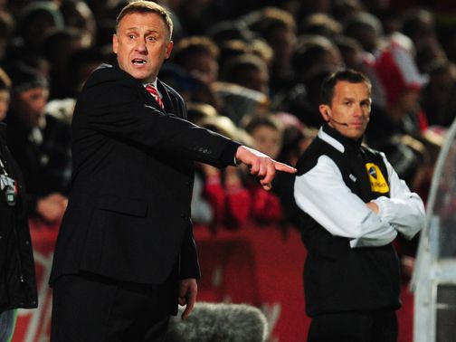 Mark Yates' Cheltenham can claim victory at Dagenham.