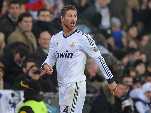 Sergio Ramos: Sent off against Celta Vigo