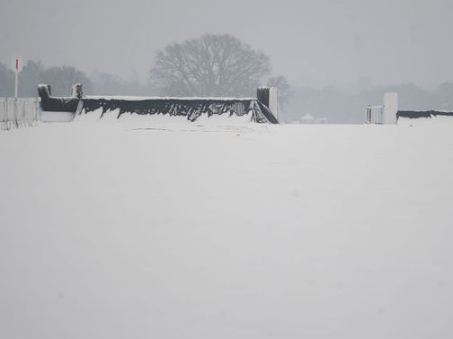 Snow: Claimed the Fakenham meeting