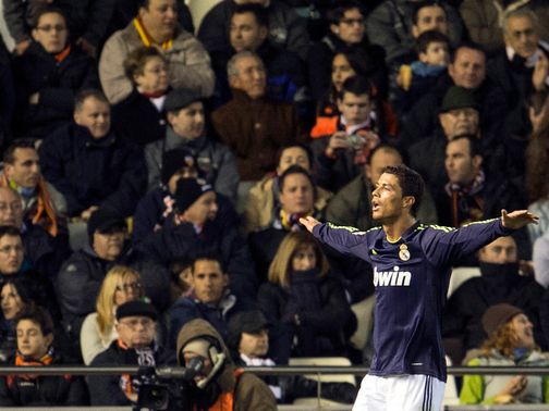 Cristiano Ronaldo scored twice as Real Madrid beat Valencia 5-0.