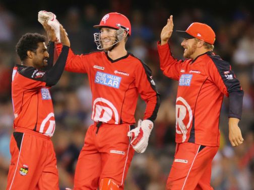 Muttiah Muralitharan: Took the key wicket of Kieron Pollard