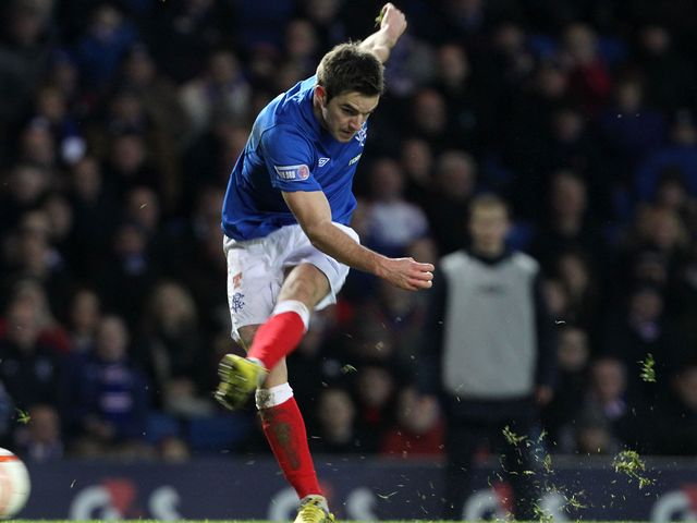 Andrew Little scored a hat-trick for Rangers