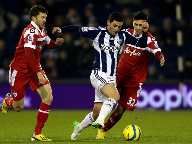 Graham Dorrans in action for West Brom