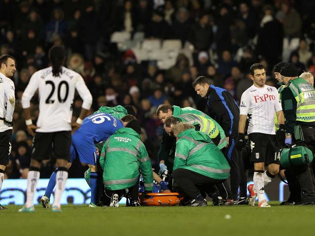 Ivan Ramis: Stretchered off against Fulham