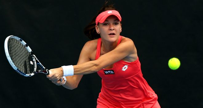 Agnieszka Radwanska: prevailed in two tie-breaks against Jamie Hampton