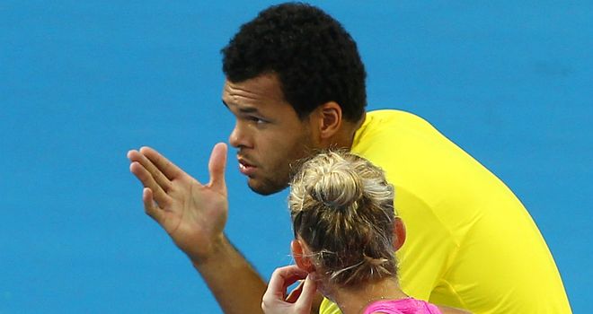 Jo-Wilfried Tsonga: Frenchman chats to Mathilde Johansson