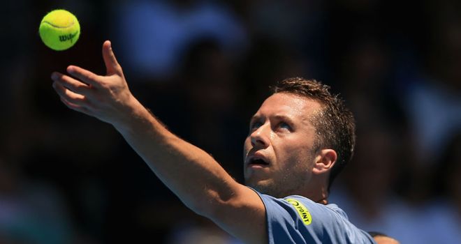 Philipp Kohlschreiber: Survived a second-set wobble