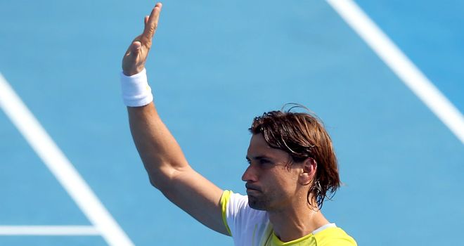 David Ferrer: Won in straight sets in less than an hour