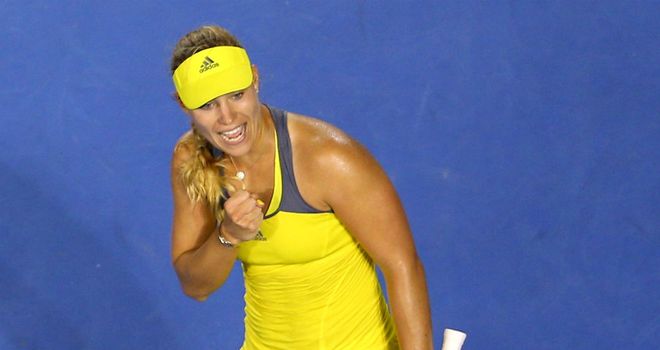 Angelique Kerber: Edged out rising star Madison Keys