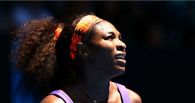 Serena Williams: Back seized up during second set